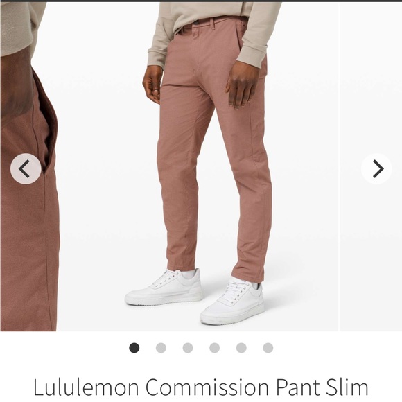 lululemon athletica Other - Lululemon Men’s Commission Pants Slim 34” Earth Dye